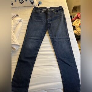 Eileen Fisher Dark Blue Ankle Jeans